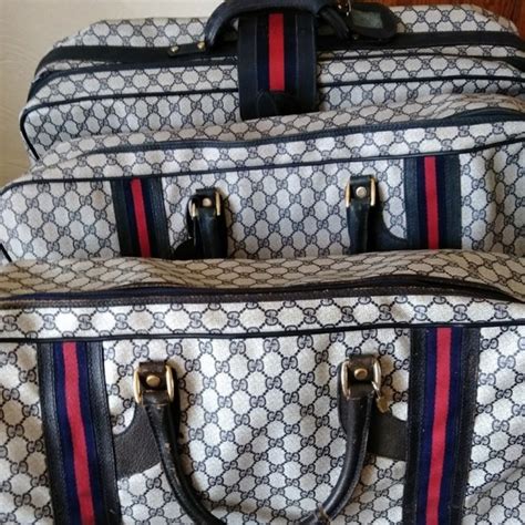 replica gucci luggage|knock off gucci luggage set.